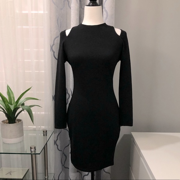 Black Midi Dress - Picture 1 of 3